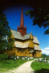 stave church in ringebu