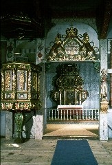 stave church in ringebu